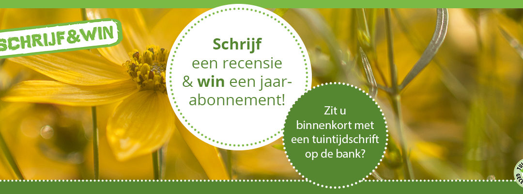 De eerste winnaars van de Schrijf & Win-actie zijn bekend!